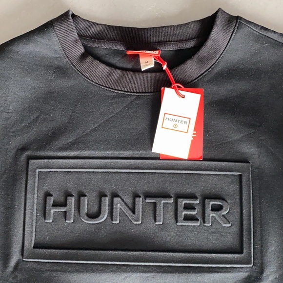 NWT Hunter x Target black sweat-shirt men’s medium - Picture 2 of 6